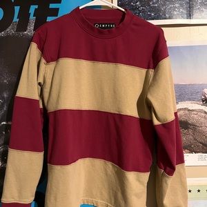 Empyre red and beige long sleeve